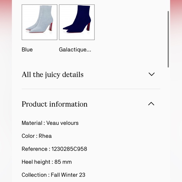 Christian Louboutin condors booty 85 - Picture 6 of 16